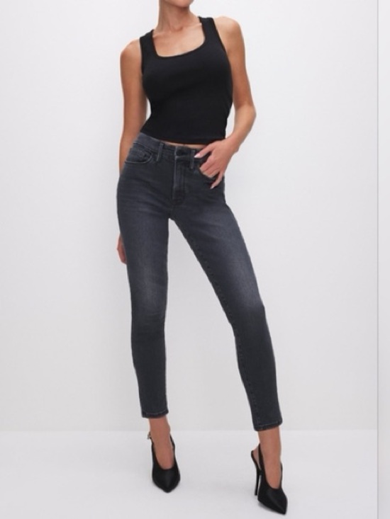 Good American Denim - Good American Always Fit Good Legs Skinny Cropped Jeans